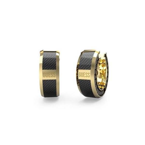 Pendientes Guess Caballero Racer Tag Acero Dorado Ref: JUME04042JWYGBKT-U