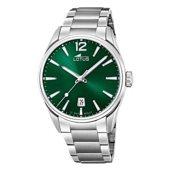 Reloj Lotus Caballero Minimalist Acero Esfera Verde 42mm Ref: 18692/4