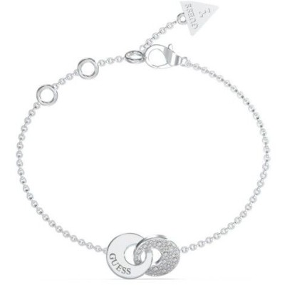Pulsera Guess Blooming Summer Acero Plateado y Cristales Brillantes Ref: JUBB05220JWRHS