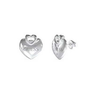 Pendientes Guess Mujer Corazón Plata Ref:JUBE05218JWRHT-U