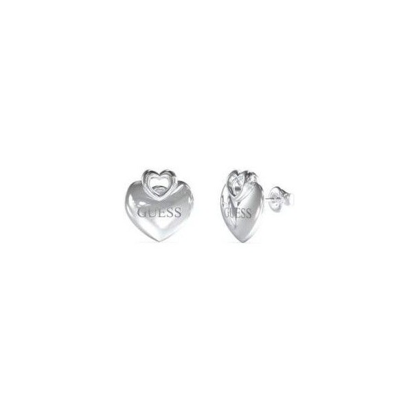 Pendientes Guess Mujer Corazón Plata Ref:JUBE05218JWRHT-U
