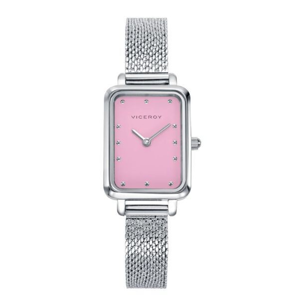 Reloj Viceroy Mujer Caja Y Brazalete Acero Malla Milanesa Ref: 401218-77
