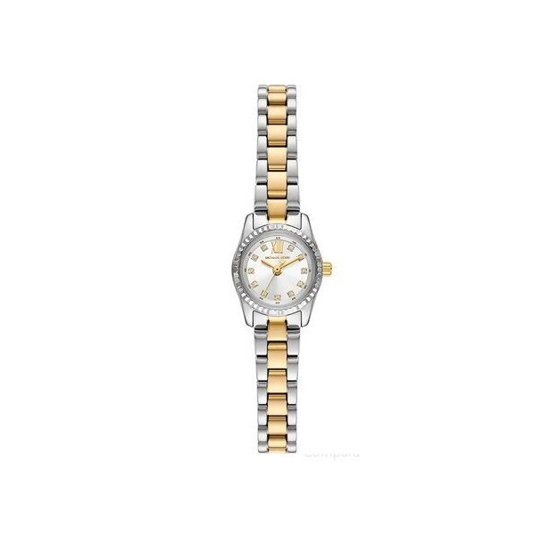 Reloj Michael Kors Mini Lexington Bicolor Acero/Ip Dorado 19mm Ref: MK4903