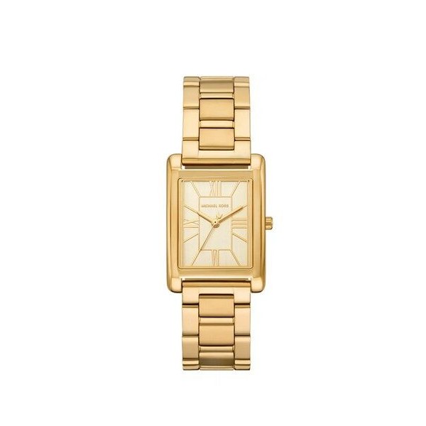 Reloj Michael Kors Mujer Essex Caja Rectangular Acero Ip Dorado 26mm Ref: MK4904