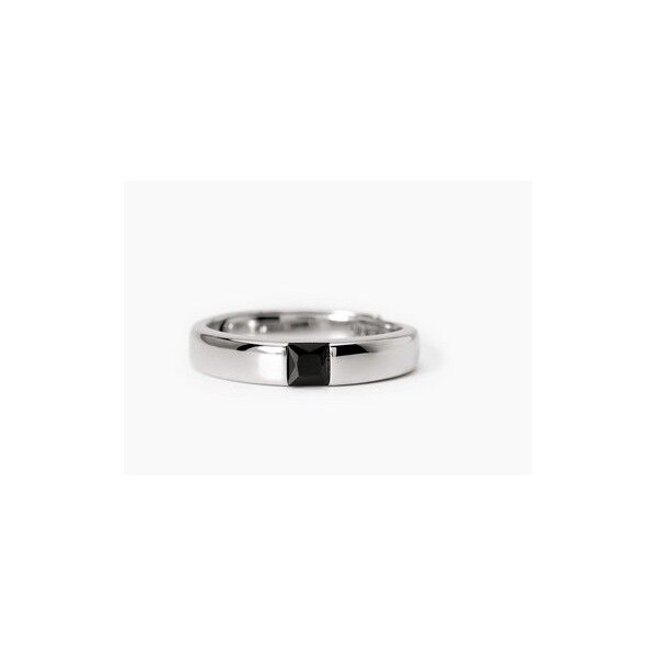 Anillo Mabina Uomo Caballero Circonita Negra Plata De Ley Ref: 523402