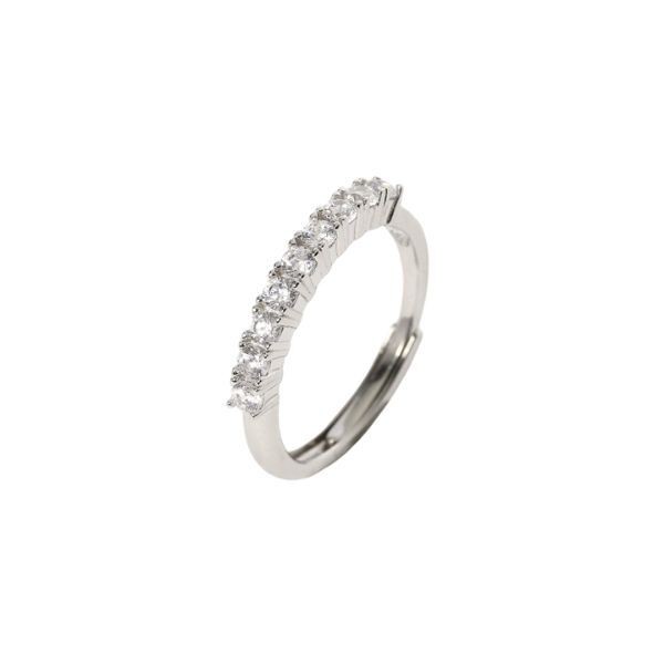 Anillo Mabina Mujer Soiree Plata De Ley Con 9 Circonitas Blancas Ref: 523253