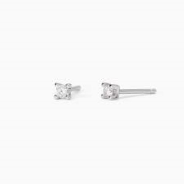 Pendientes Mabina Mujer Shiny Plata De Ley Circonita Blanca Ref: 563608