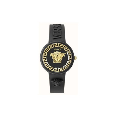 Reloj Versace Mujer Medusa Pop Silicona Black Watch 39mm Ref: VE8J00624
