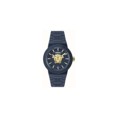 Reloj Versace V-Pop Blue Silicone Watch 43mm Ref: VEEFA0524