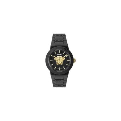 Reloj Versace V-Pop Black Silicone Watch 43mm Ref: VEEFA0424