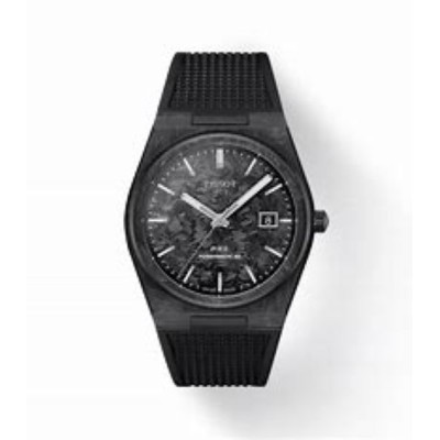 Reloj Tissot Caballero PRX Powermatic 80 Carbon 40mm Ref: T1379079720100