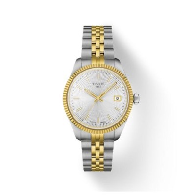 Reloj TISSOT Mujer Ballade Bicolor Acero/PVD Dorado 34mm Ref: T1562102203100