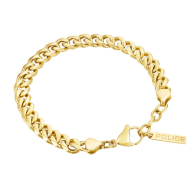 Pulsera Police Jewels Long Lasting Acero Dorado Ref: PEAGB0006604