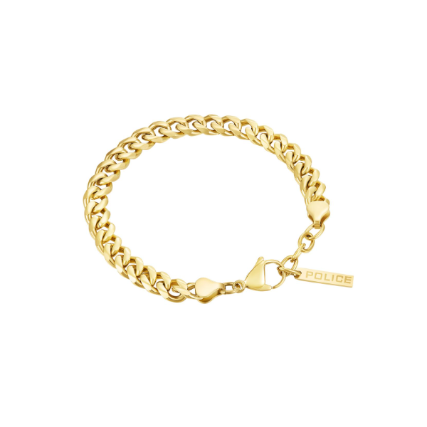 Pulsera Police Jewels Long Lasting Acero Dorado Ref: PEAGB0006604
