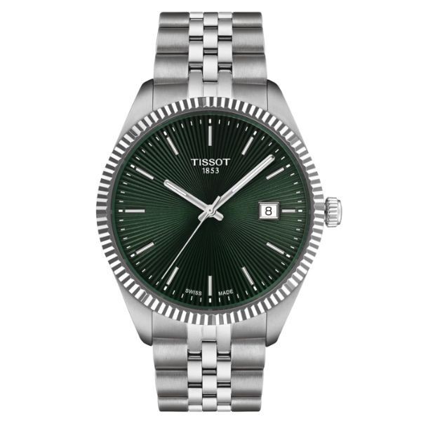 Reloj Tissot Caballero Ballade Acero Esfera Verde 40mm Ref: T1564101109100