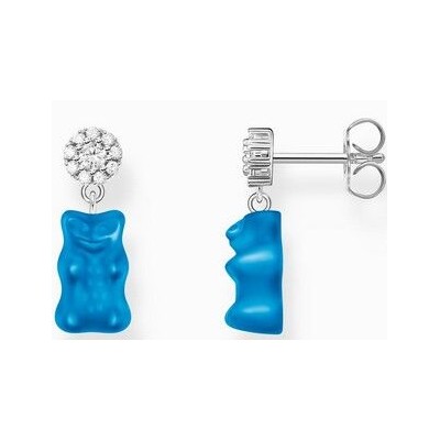 Pendientes Thomas Sabo Con Ositos De Oro HARIBO Azul De Plata Ref: H2330-052-1
