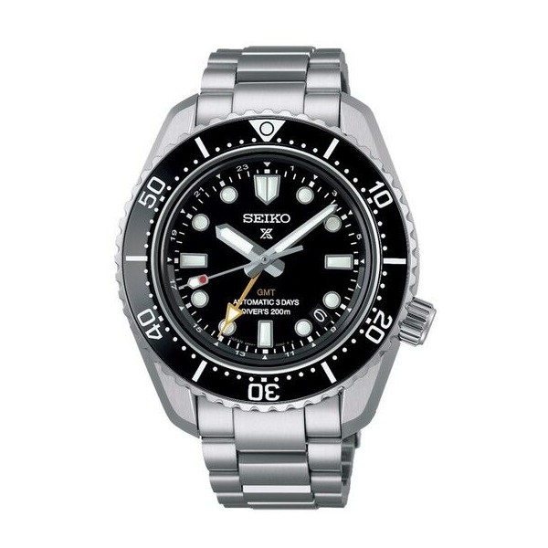 Reloj  Seiko Prospex Reed 1968  Mecánico GMT 6R Negro Ref: SPB383J1