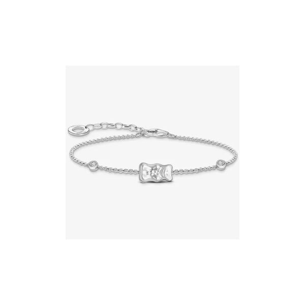 Pulsera Thomas Sabo Mujer Con Osito De Oro HARIBO Y Piedras De Plata Ref: A2203-051-21-L19V