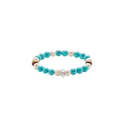 Pulsera Thomas Sabo Mujer Cuentas Con Piedras De Plata De Colores Ref: X0293-951-7-L15