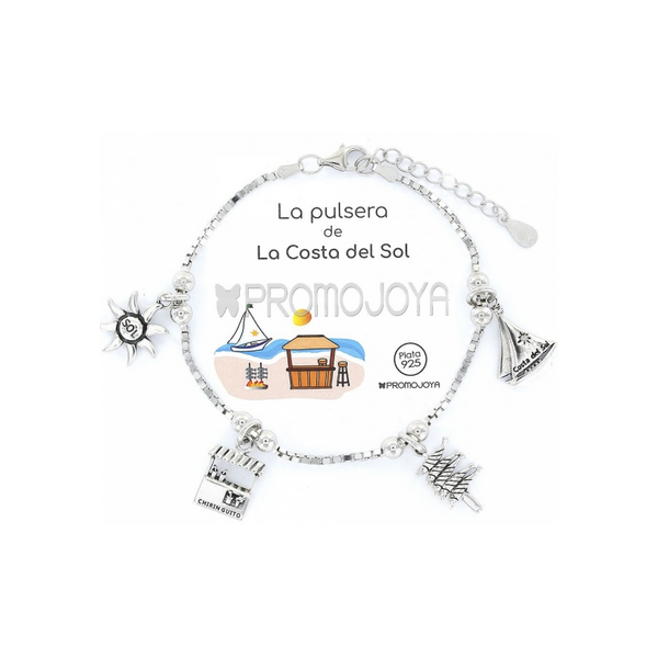 Pulsera Eres Lo Más Costa Del Sol Cadena Veneciana Rodiada Con Colgantes Ref: 9107087