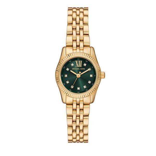 Reloj Michael Kors Mujer Lexington Petite En Tono Dorado Con Incrustaciones 26mm Ref: MK4842