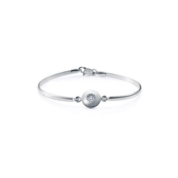 Pulsera Viceroy De Mujer Semi Rígida De Acero Colección Laura Escanes Con Diamante Creado Ref: 75386P01000