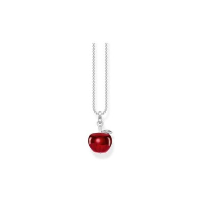 Cadena Thomas Sabo Con Manzana Roja Plata De Ley Ref: KE1991-691-10-L45V