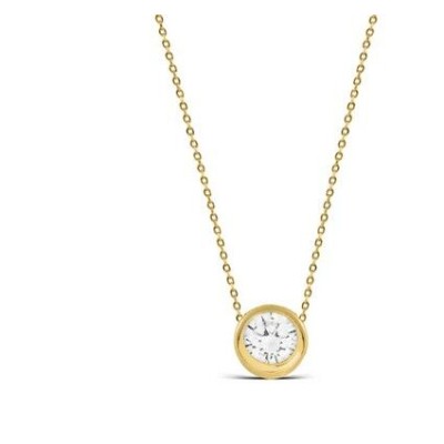 Collar Luxenter Plata Chapada Oro18K. Con Circonita Ref:NH065Y0000