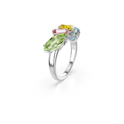 Anillo Swarovski Gema Tallas Mixtas Multicolor Baño Rodio Ref: 5708941