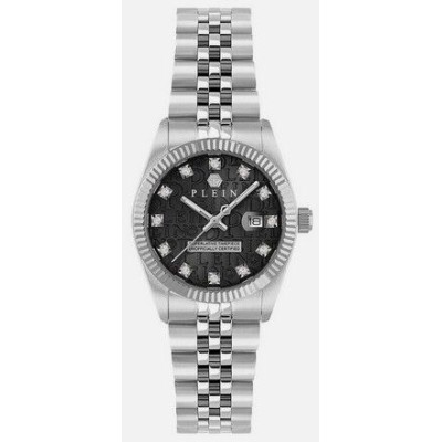 Reloj Philipp Plein Mujer Analogico Cuarzo Fecha Superlativo, Caja 29mm, Correa Acero, Ref: PWNFA0125