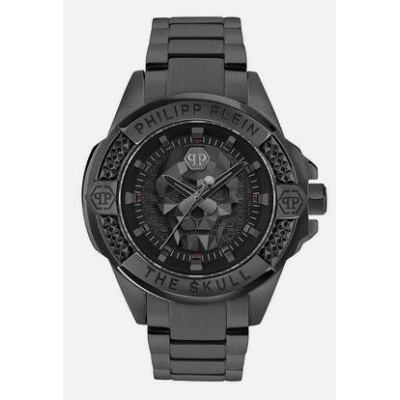 Reloj Philipp Plein Caballero The Skull Cuarzo PVD Negro 44 mm Ref: PWAAA3025