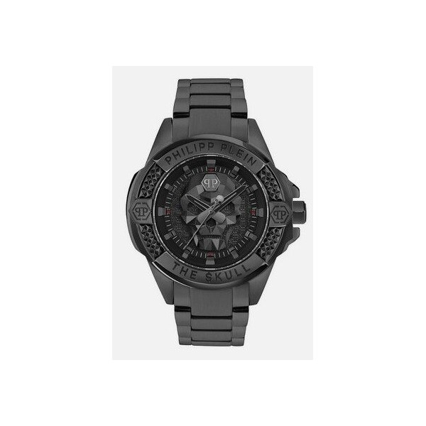 Reloj Philipp Plein Caballero The Skull Cuarzo PVD Negro 44 mm Ref: PWAAA3025