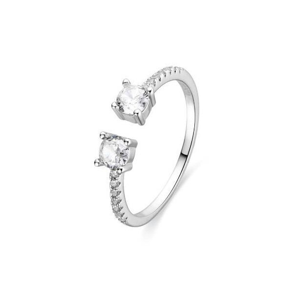 Anillo de Plata de Ley 925 y Circonita Brillante acabado en rodio – Kaio Luxenter Ref. Z20740000