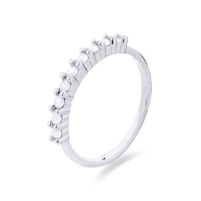 Anillo Plata Luxenter Con Circontas Ref: Z20640014
