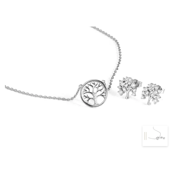 Collar y Pendientes Luxenter Árbol de la Vida Ref. SETWEB2600