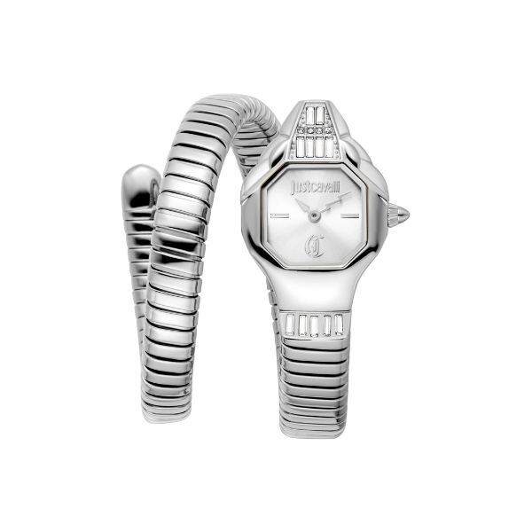 Reloj Just Cavalli Mujer Brillante Snake Silver Ref: JC1L326M0015