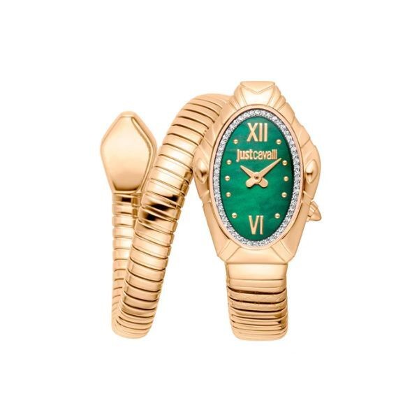 Reloj Just Cavalli Mujer Lirica Yellow Gold Green Ref: JC1L357M0035