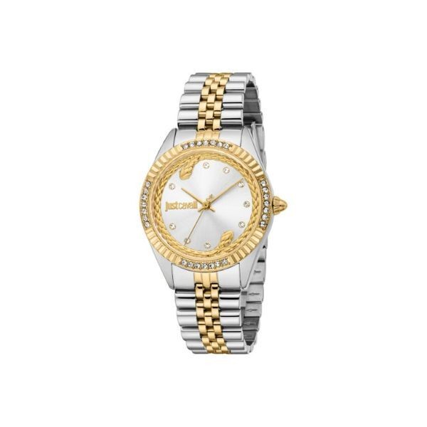 Reloj Just Cavalli Mujer Vittoria Glam Two Tones Yellow Gold Silver Ref: JC1L361M0075