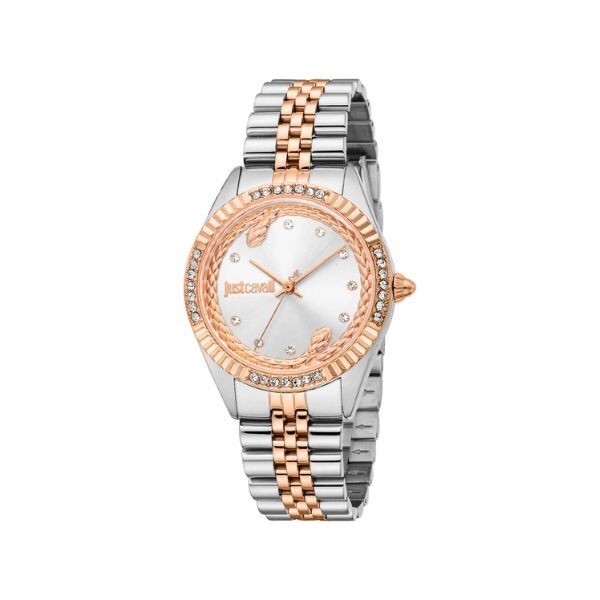 Reloj Just Cavalli Mujer Vittoria Two Tones Rose Gold Silver Ref: JC1L361M0085