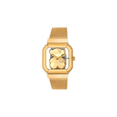 Reloj Tous Mujer Analógico Con Brazalete De Acero Dorado Malla Milanesa D-Bear Party Ref: 3000143400