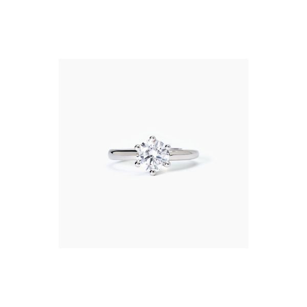 Anillo Mabina Mujer Solitaire Plata De Ley Rodiada Con Circonita Blanca 7mm Ref: 523395