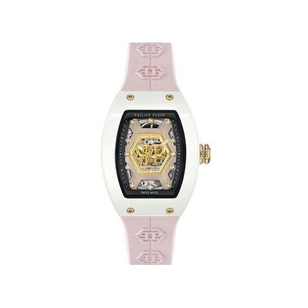 Reloj Philipp Plein Mujer Cherry Blossom Ice Queen Crypto Queen Swiss Made 12 Diamantes 1,5mm CT 0,18 Ref: PW3BA0423