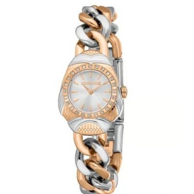 Reloj Roberto Cavalli Mujer Riviera Bicolor Acero/Acero Ip Rosé 25mm Ref: RC5L093M0065