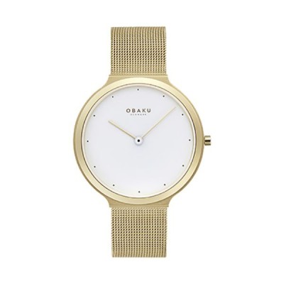 Reloj Obaku Denmark Mujer Satin Liller Dorado Ref: V269LXGWMG