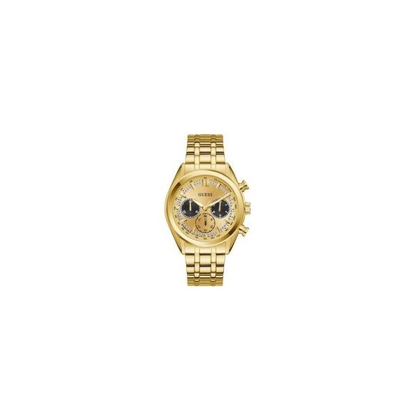 Reloj Guess Dawson Caballero Acero Ip Dorado 44mm Ref: GW0971G2
