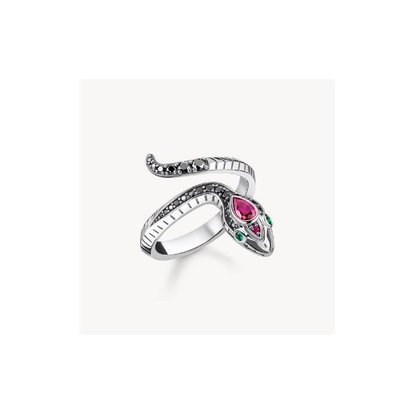 Anillo Thomas Sabo Serpiente Plata De Ley Ref: TR2304-342-7-54