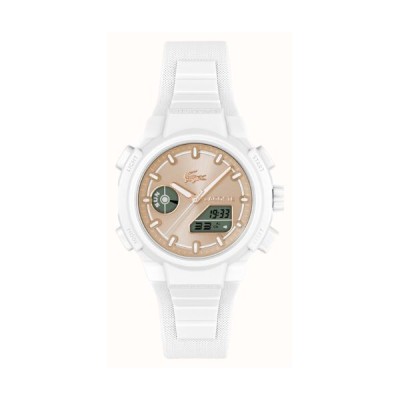 Reloj Lacoste LC33 Mujer Silicona Blanco 40mm Ref: 2001430