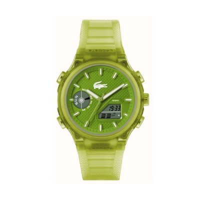 Reloj Lacoste LC33 Caballero Multifunción Silicona Verde 45mm Ref: 2011432