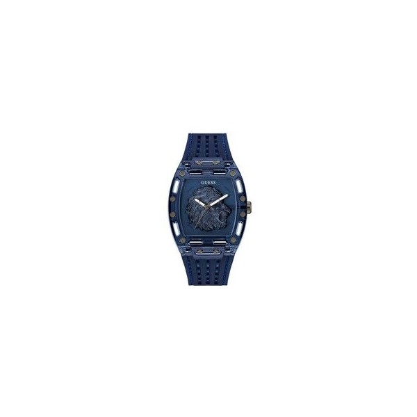 Reloj Guess Phoenix Caballero Silicona Azul Policarbonato Azul 42mm Ref: GW0959G1