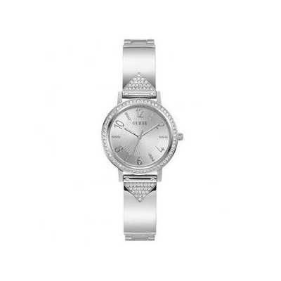 Reloj Guess Mujer Tri Luxe Acero Brazalete Semi Rígido 32mm Ref: GW0474L1